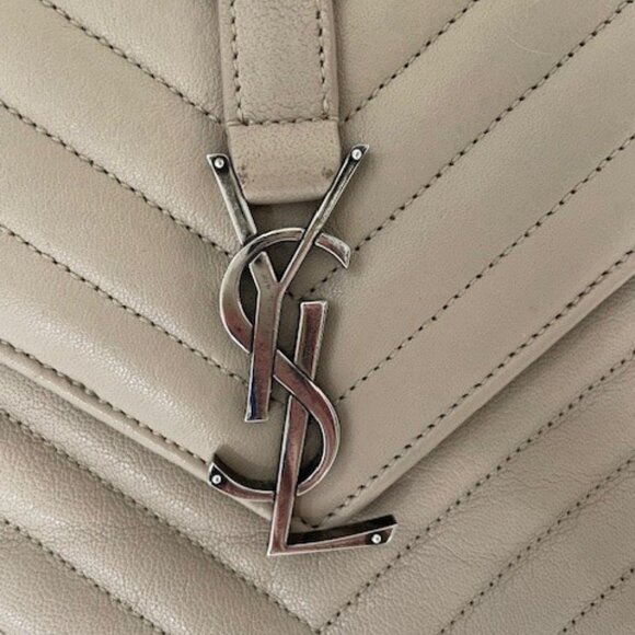 SAINT LAURENT  Collége monogramme leather handbag - Picture 6 of 15